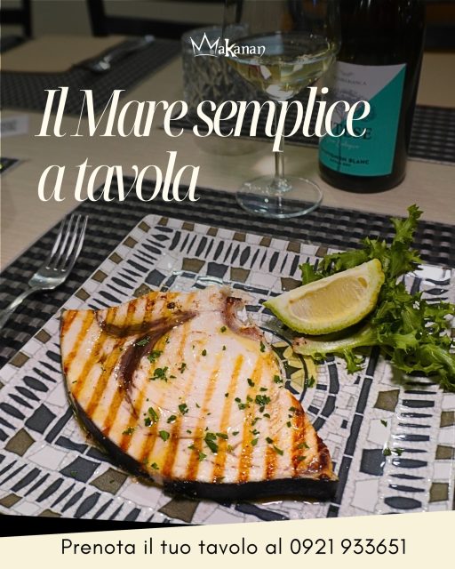 🌊🍽️ Il mare arriva in tavola con tutta la sua semplicità e il suo gusto autentico!

Da Makanan, lasciati conquistare da un delizioso trancio di pesce spada alla griglia🍋 Il tutto accompagnato da un calice di vino bianco, per un abbinamento perfetto che esalta i sapori del mare🥂

✨ Il Mare semplice a tavola: qualità, freschezza e sapori genuini ti aspettano

📞 Prenota il tuo tavolo: 0921 933651

#Makanan #PesceSpada #CucinaDiMare #FoodLovers #PrenotaOra