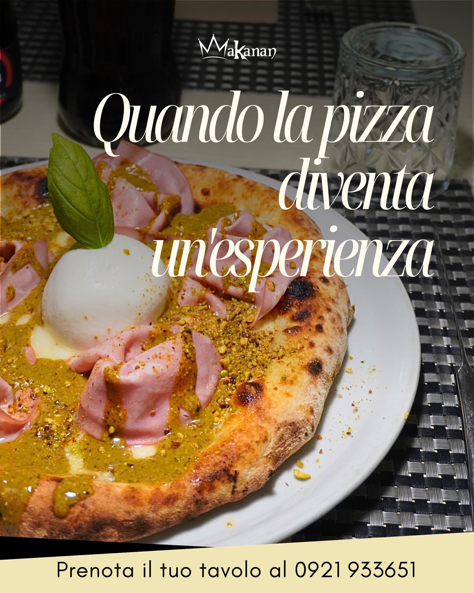 🍕✨ Quando la pizza diventa un'esperienza, ogni morso racconta una storia di gusto

Lasciati conquistare dall'incontro perfetto tra la cremosità della burrata, la delicatezza della mortadella e l'intensità del pistacchio, il tutto su un impasto dorato e fragrante. Un'esplosione di sapori pensata per sorprendere dal primo all'ultimo boccone 💚

📞 Prenota il tuo tavolo al 0921 933651 e vieni a vivere questa esperienza da Makanan!

#PizzaGourmet #Burrata #MortadellaEPistacchio #CampofelicediRoccella #Makanan